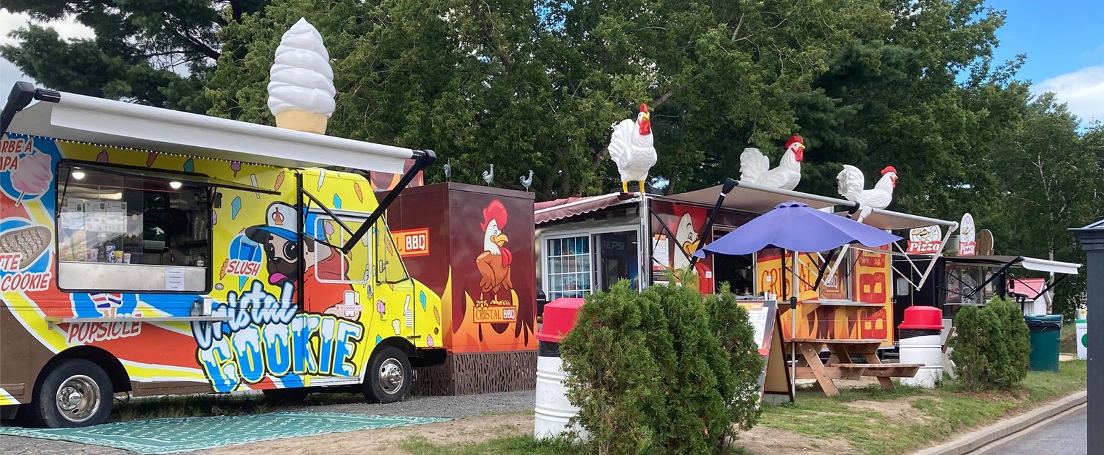 Camping Domaine du lac Cristal SaintRosaire Hébergement Centre du