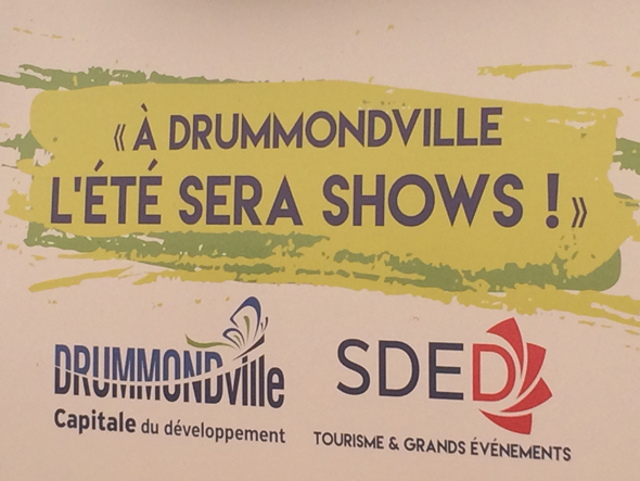 Blogue - Drummondville été SHOWS - Affiche