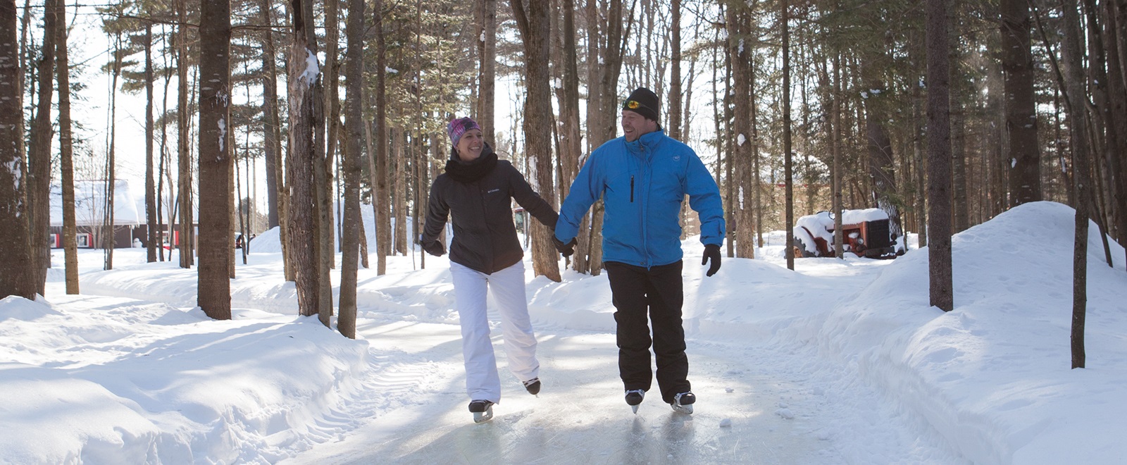 Sentier Patinage Québec  . We Did Not Realize We Had To Stop At The Visitors� Center On Route 138 Before Going To The Trailhead.