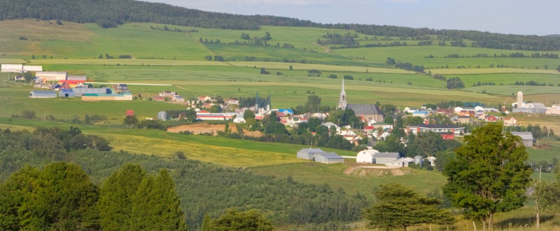 Chesterville - Aerial view