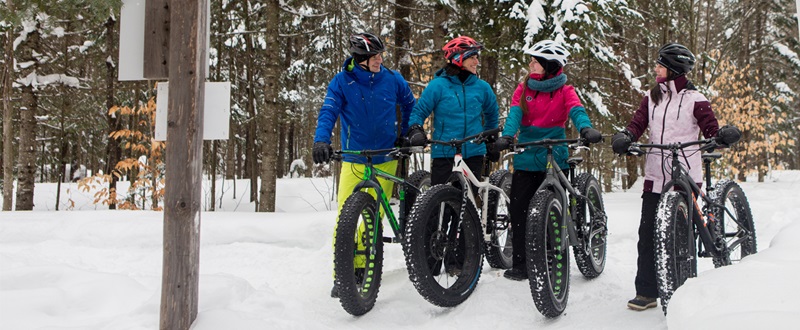 Parc régional de la rivière Gentilly - Fatbike en famille