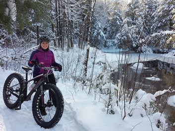 Winter outdoor activities - Fatbike