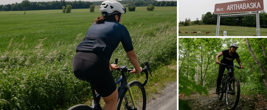 Le Centre-du-Québec à vélo : montagne, route et gravelle