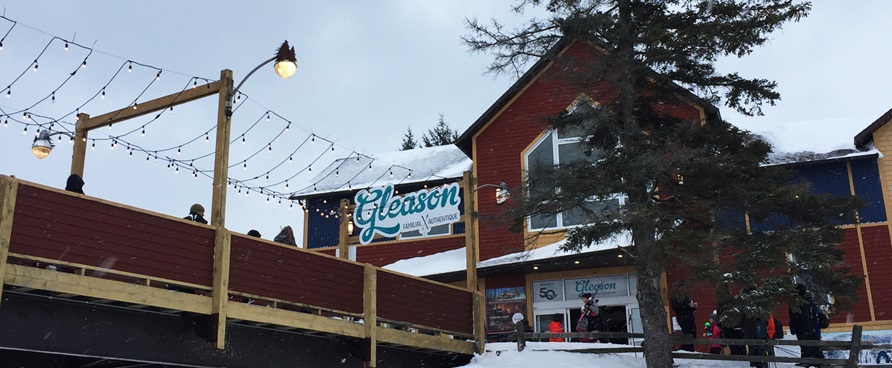 Une journée de ski à Gleason