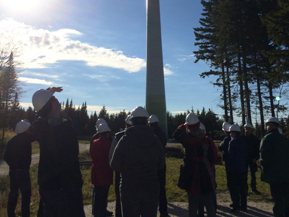 Visite de groupe - Éoliennes de l'érable