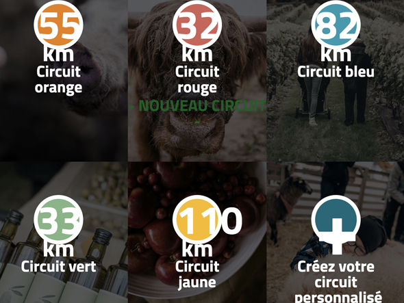 Blogue - Balade Gourmande - Circuits