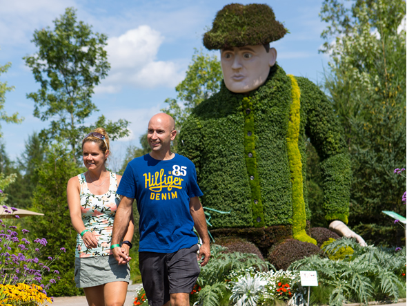 Découvrez les mosaïcultures au Parc Marie-Victorin