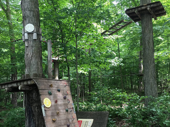 Blogue - Parcours Petit Aventurier Arbre en arbre Drummondville
