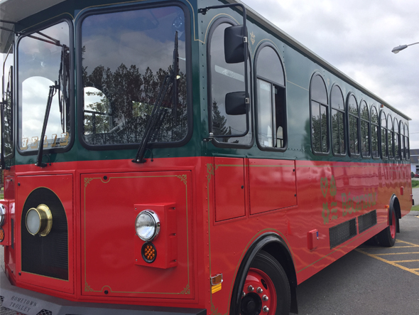 Blogue - Trolley touristique vue d'ensemble