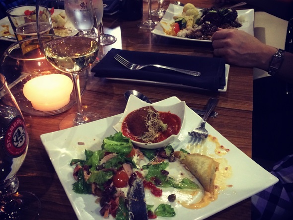 Un bon repas à l'Hôtel Montfort