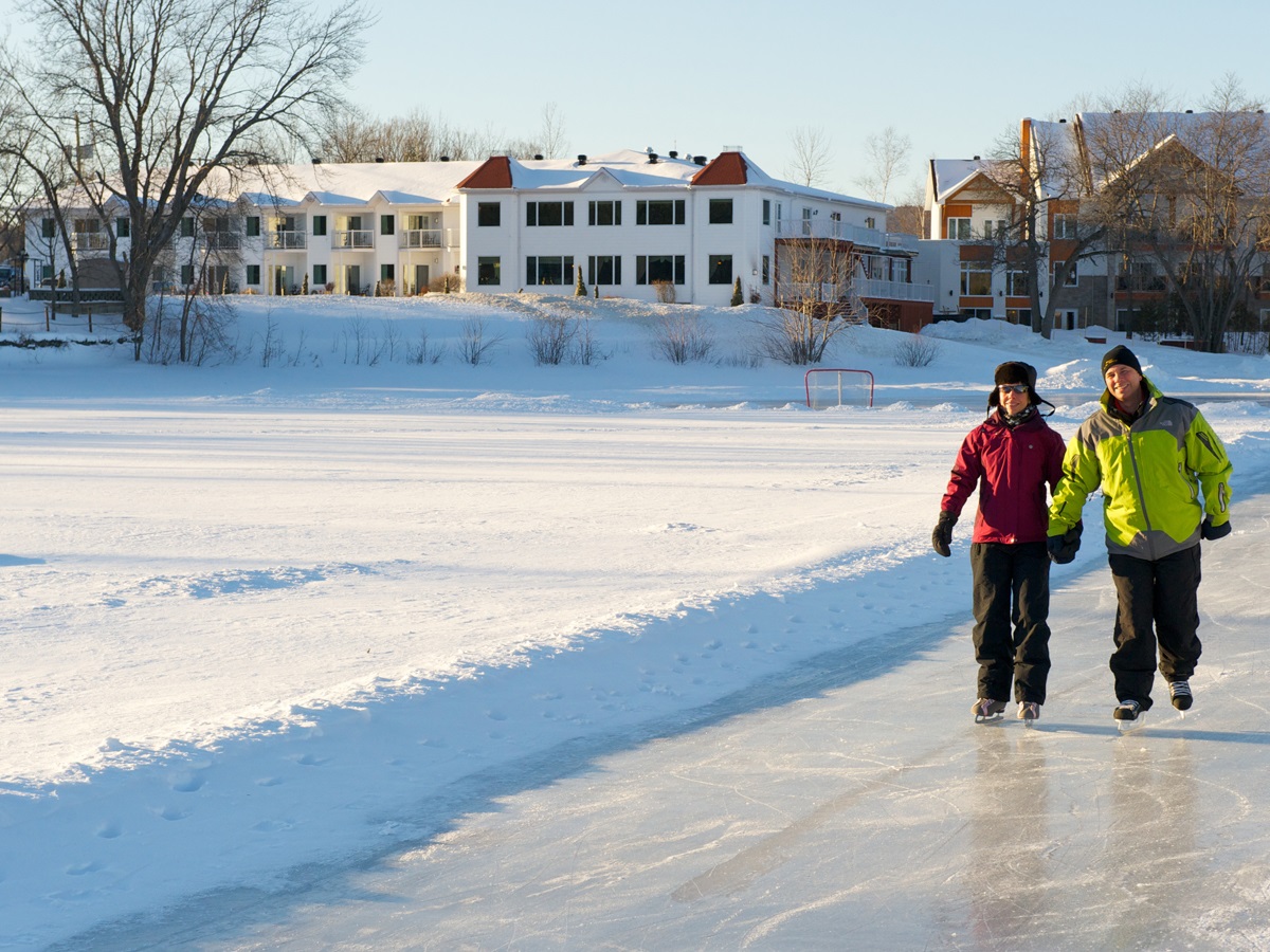 Manoir du lac William - Patinoire en couple - Listing